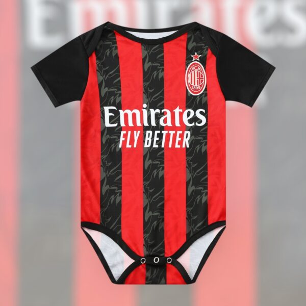 Baby Bodysuit Ac Milan Home Kit 2025/26
